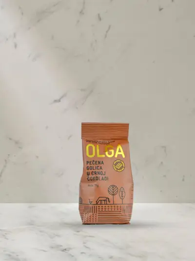 Pečena golica sa čokoladnim omotačem